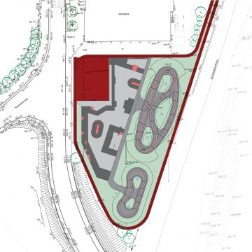 Center urbanih športov, situacija. Vir: Arhiv Občine Sežana